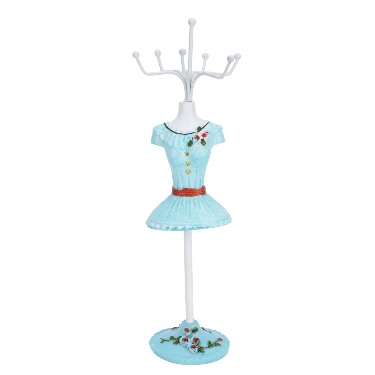Lady Figure Necklace Stand Jewelry Organizer Display Stand Rotating Detachable Storage Rack2#