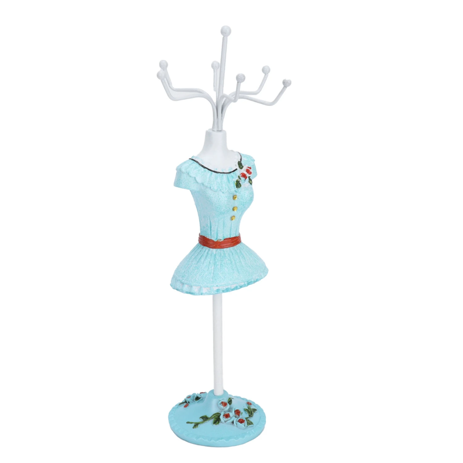 Lady Figure Necklace Stand Jewelry Organizer Display Stand Rotating Detachable Storage Rack2#