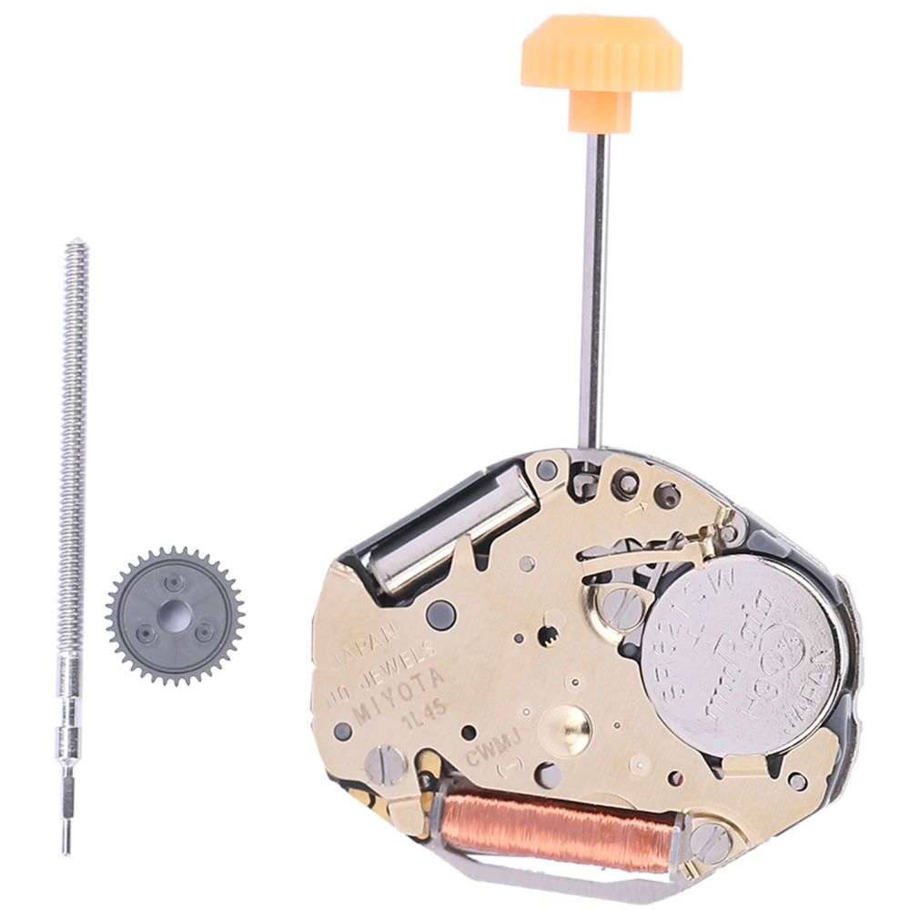 Professional Quartz Watch Movement Alloy 1L45 Watch Movement for Watch Repair Parts