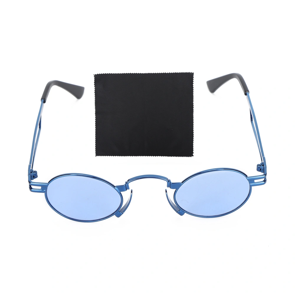 Unisex Blue Sunglasses Glasses Cloth Fashion Unique Style Alloy Sunglasses for Men Women