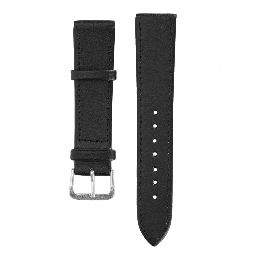 Pin Buckle Watch Band PU Leather Universal Replacement Watch Strap Part Accessory20mm / 0.79in