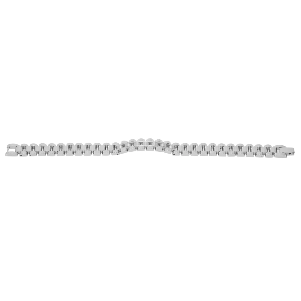 Stainless Steel Bracelet Elegant Simple Bracelet Jewelry Accessories Gift Silver White