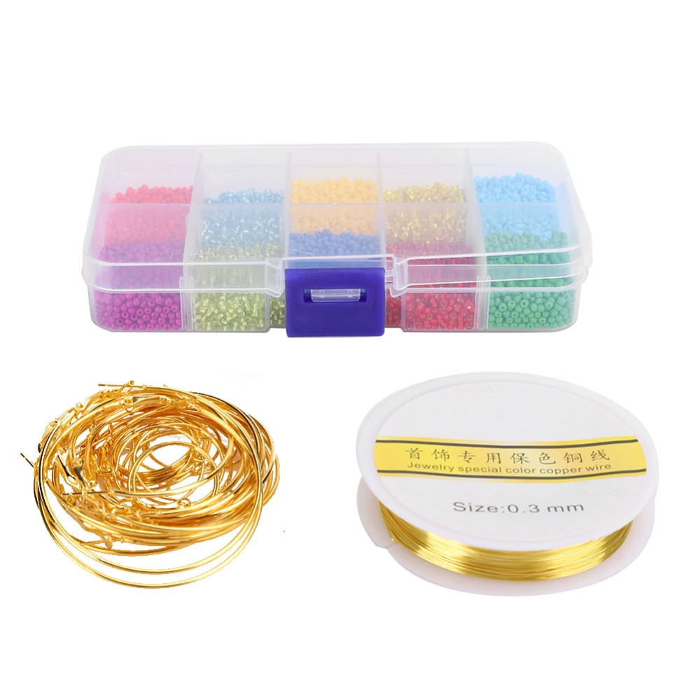 DIY Craft Beads String Kit Bracelet Necklaces Crafting Jewelry Making Supplies