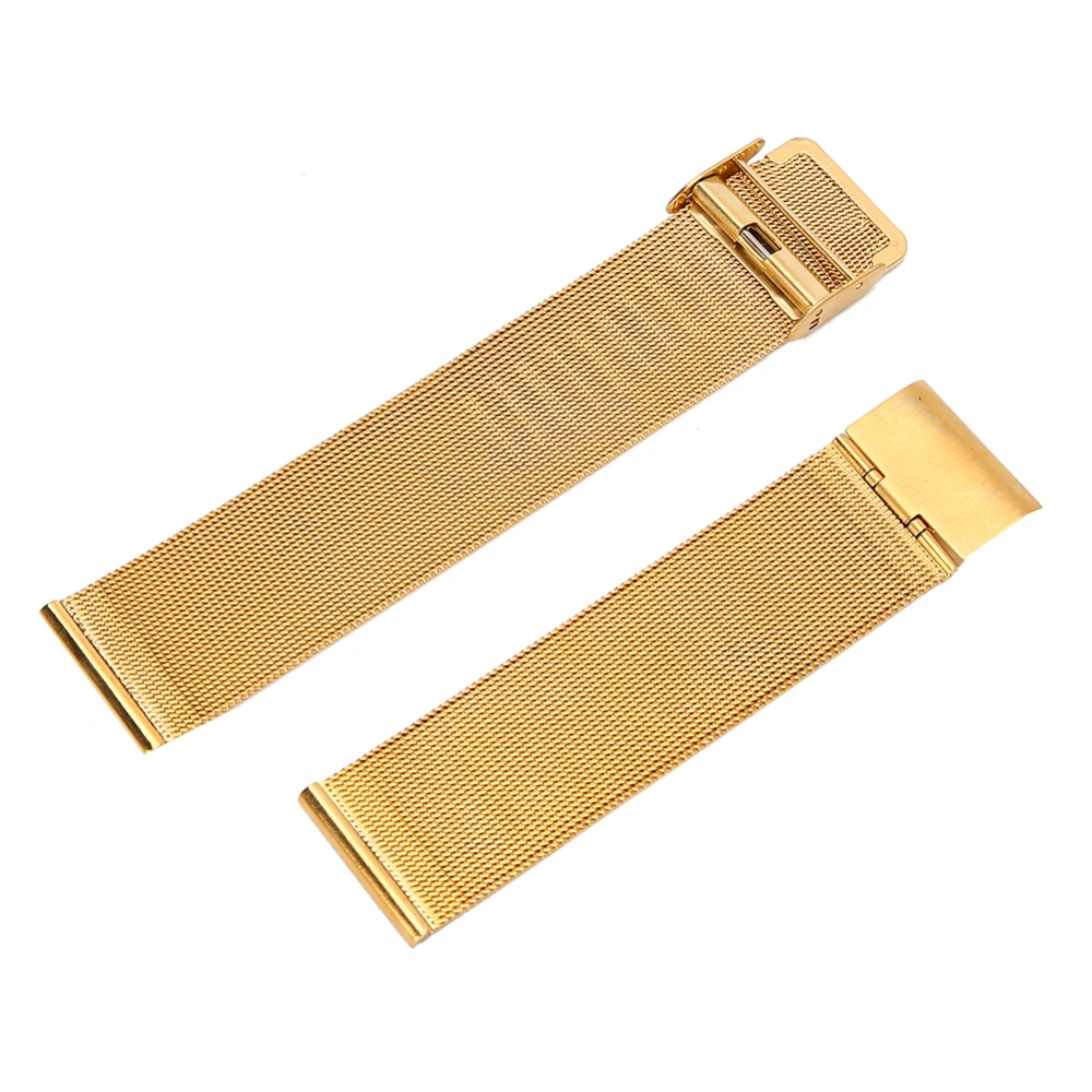 Professional Metal Fashion Watchband Exquisite Watch Strap Replacement Accessory Gold22MM