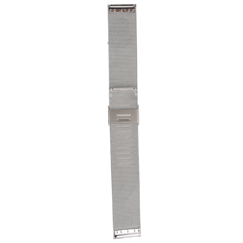 Metal Watch Strap Mesh Belt Watchband Woven Watch Strap Replacement Accessory Silver22MM