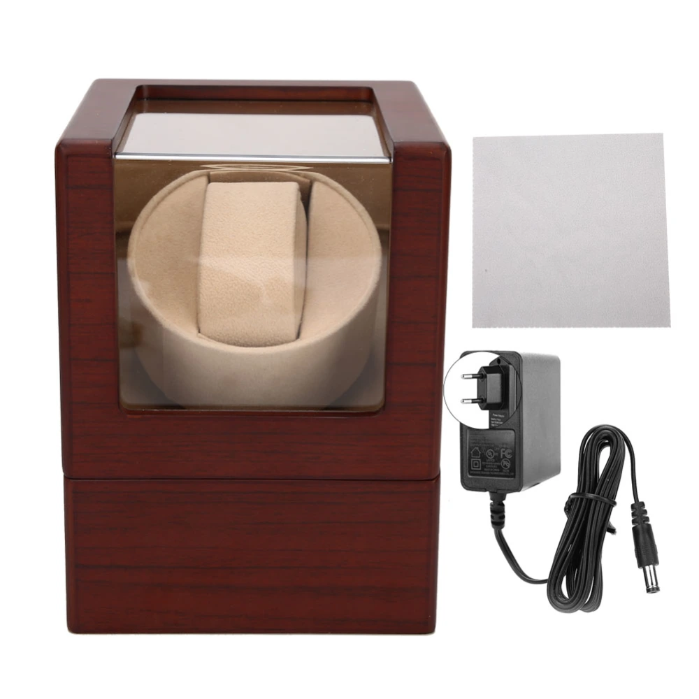 Automatic Watch Winder Box Quiet Motor Mechanical Watch Display Storage Box 100-240VEU Plug