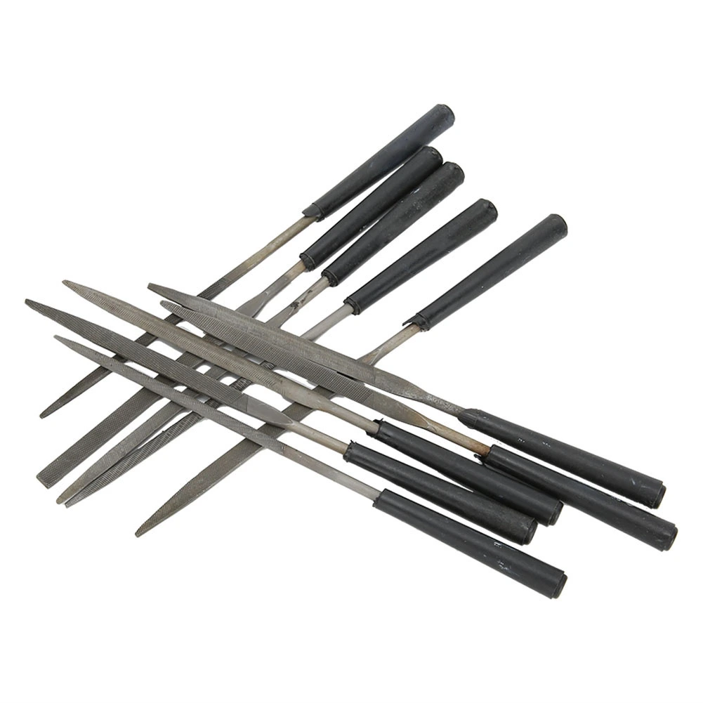 10pcs 140mm Jewelry File Mini Rasp Hand File Set DIY Jewelry Making Processing File Kit