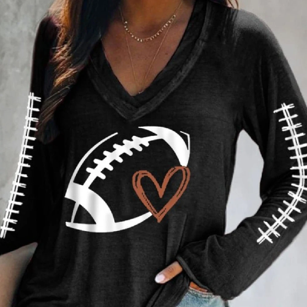 Women's Fashion Letter Printing T-shirt