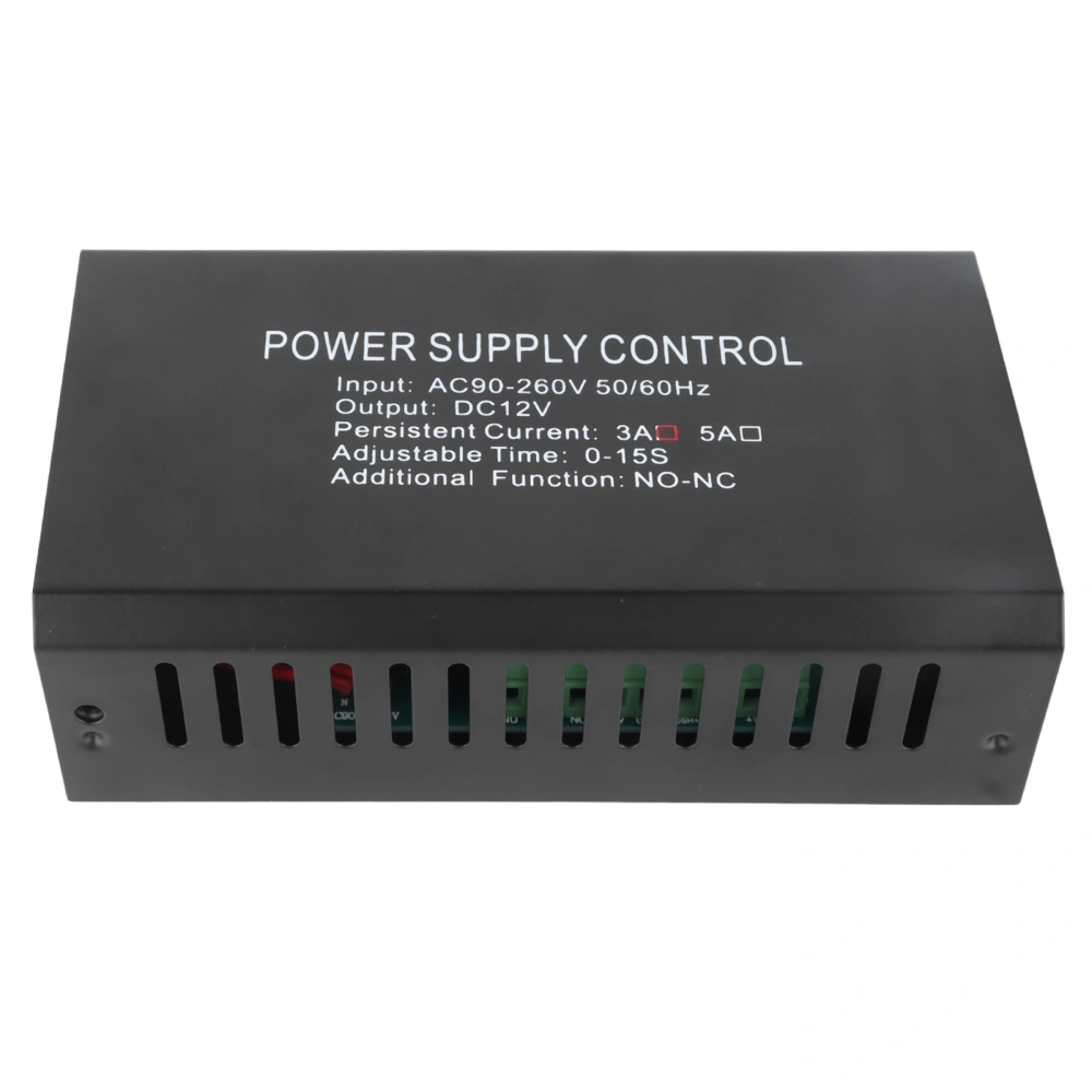 12V 3A Access Control Power Controller 90 to 260V Door Access Security Power Supply for Door Lock Remote Control System