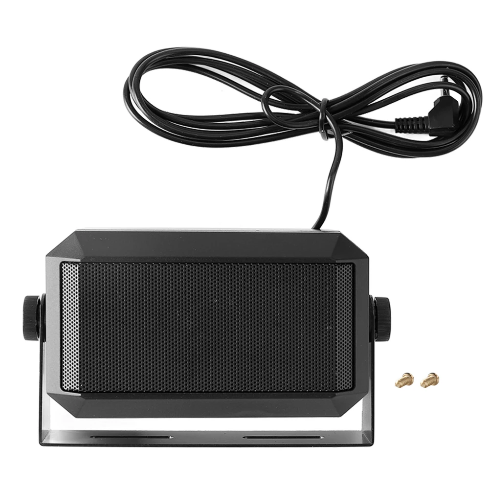 External Speaker Rectangular 3.5mm Plug Car Radio Speaker for Ham Radio CB Radio Scanner