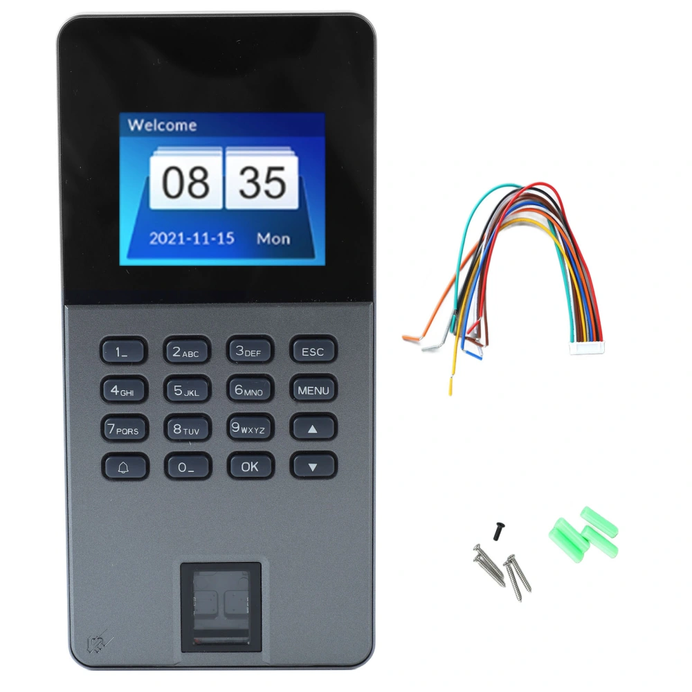 Biometric Fingerprint Time Clock Fingerprint Access Control Terminal Employee Checking In Attendance Recorder Access Control Machine