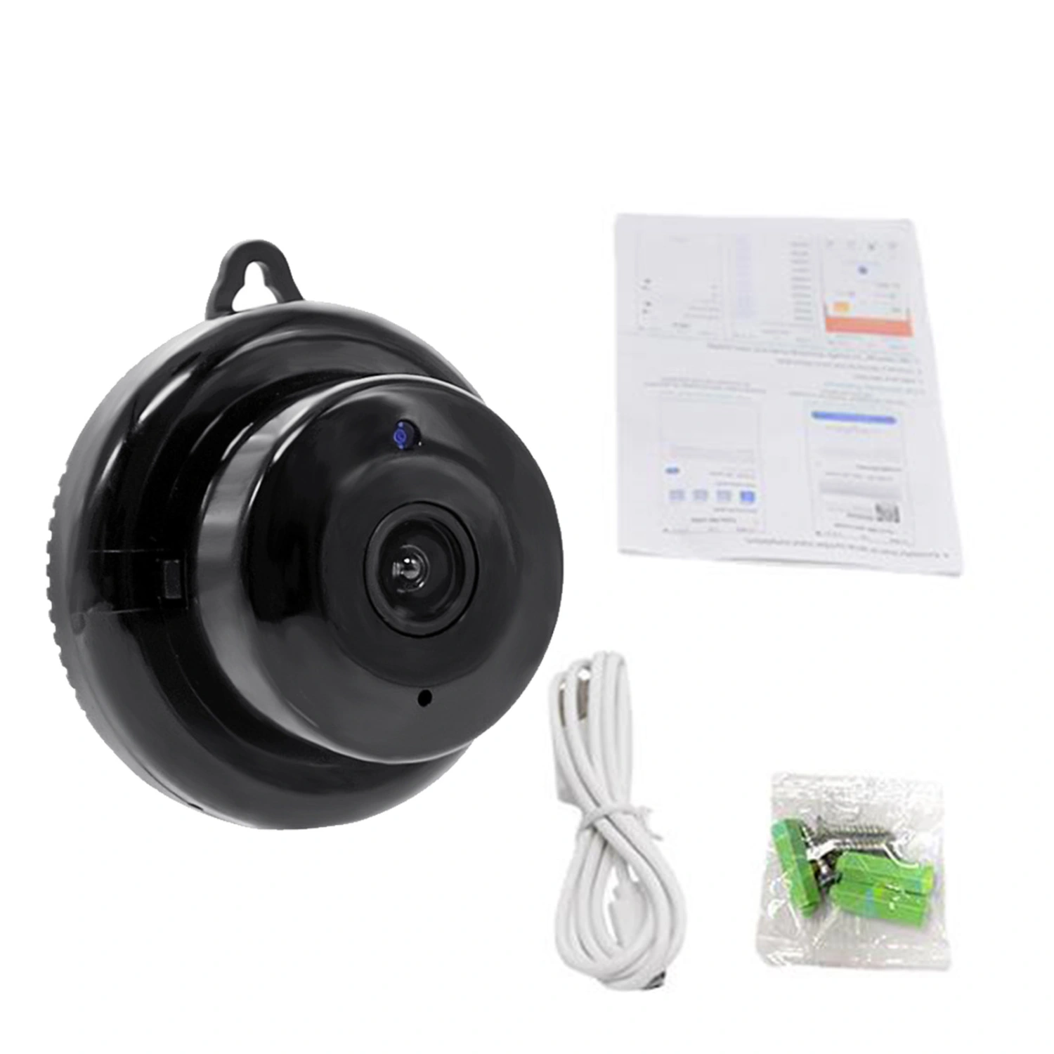 Night Vision Camera 1080P HD Motion Detection Wide Angle Portable Smart Wireless Camera for Home