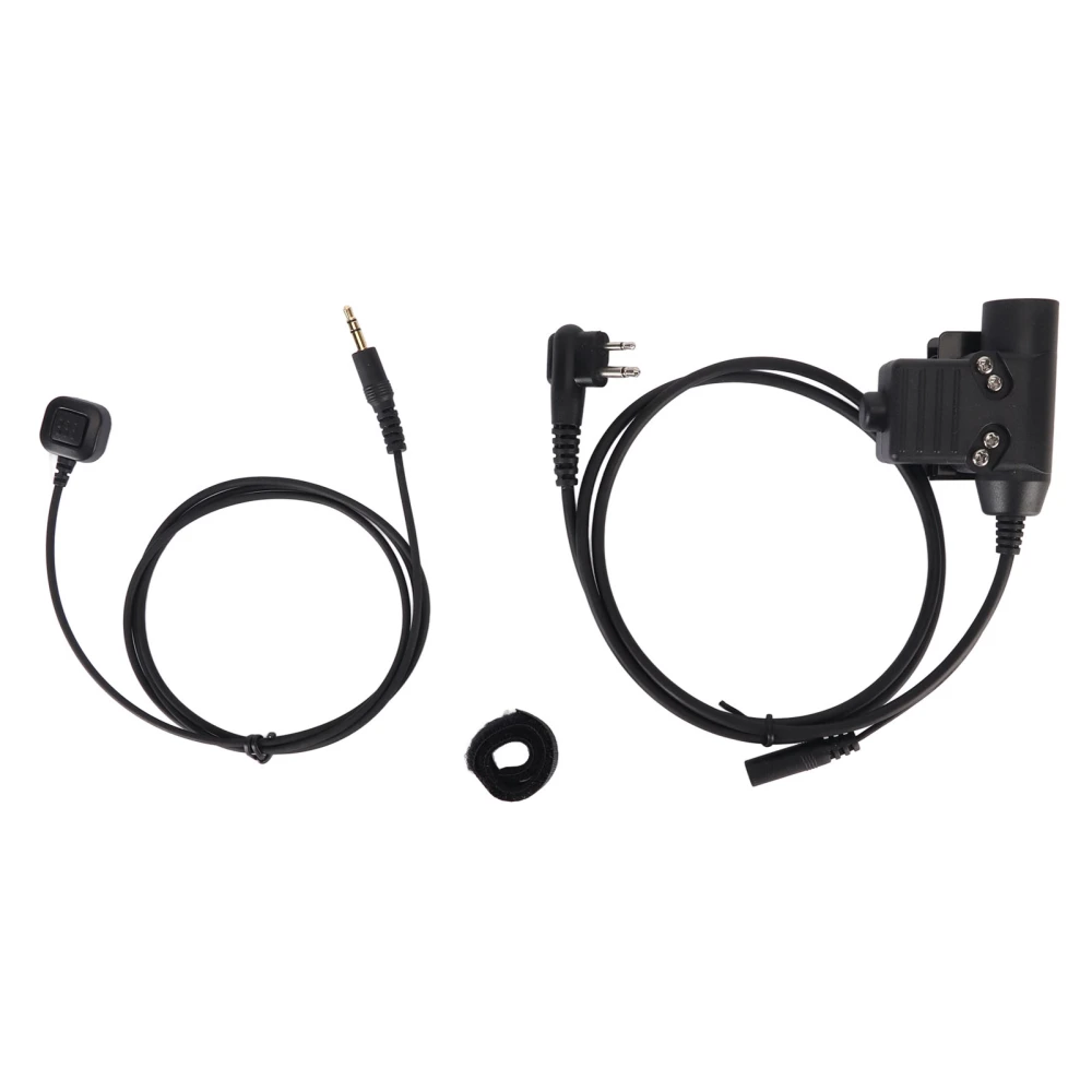 U94 PTT Adapter Push to Talk Button Walkie Talkie Military Headset Connector Fit for MOTOROLA GP88