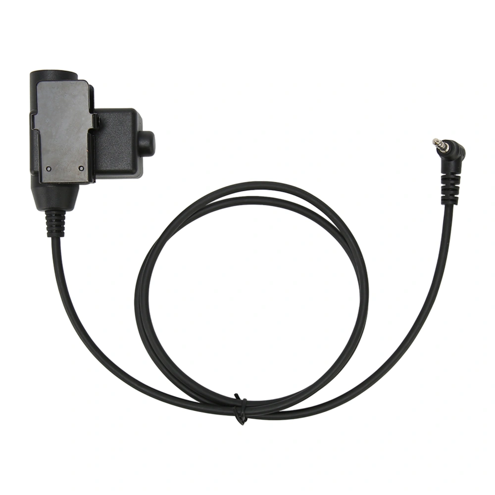 PPT Push to Talk Adapter 3.5mm 1Pin Back Clip 2 Way Radio Adapter for Retevis RT40 RB15 RB615