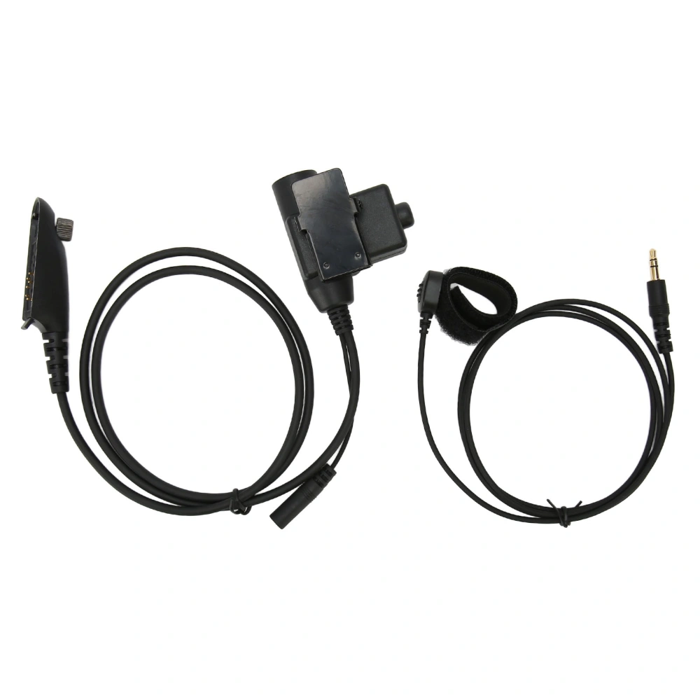 PTT Adapter with Back Clip Push to Talk Headset Adapter for MOTOROLA Gp140 Gp320 Gp328 Gp329