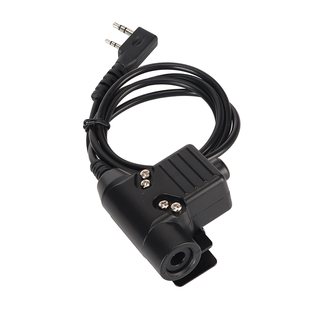 Radio Walkie Talkie Adapter Cable 90cm U94 PTT Push to Talk Headset Cable Plug Connector Cable for Kenwood KPG TH TK