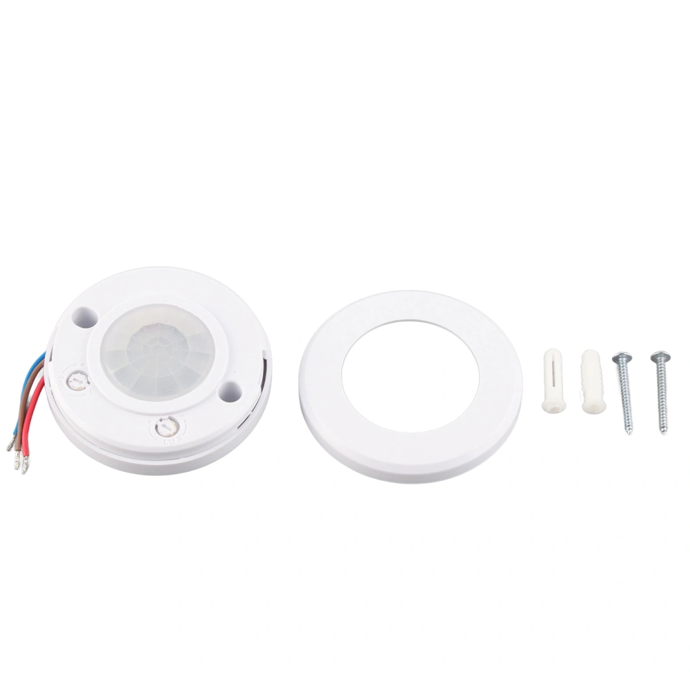 Motion Sensor Infrared Induction Ultra Tiny Size ABS Material Safe to Use for Ceiling Wall Mounting