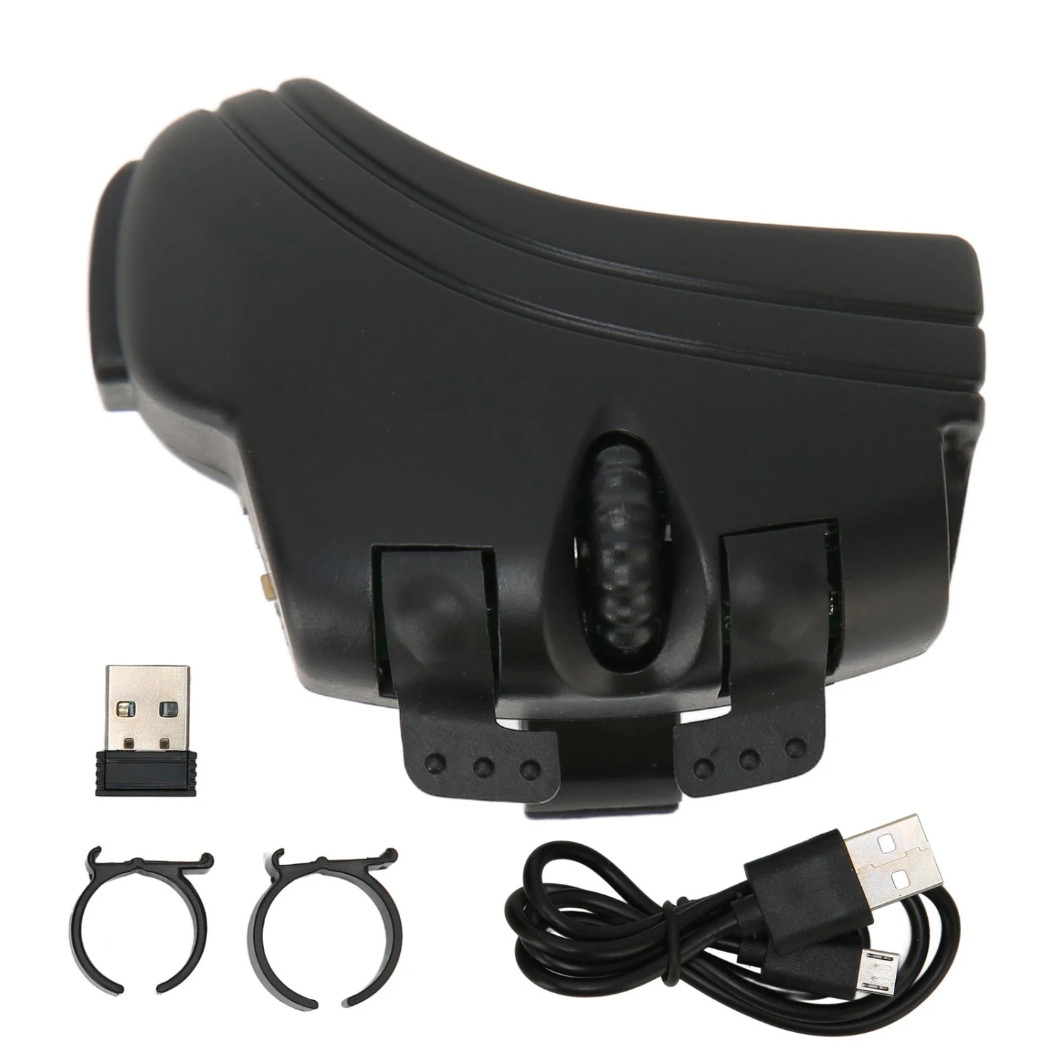 2.4Ghz Wireless Finger Ring Mouse Stable Connection Handheld Ergonomic Portable USB Drived Mouse for Business Office