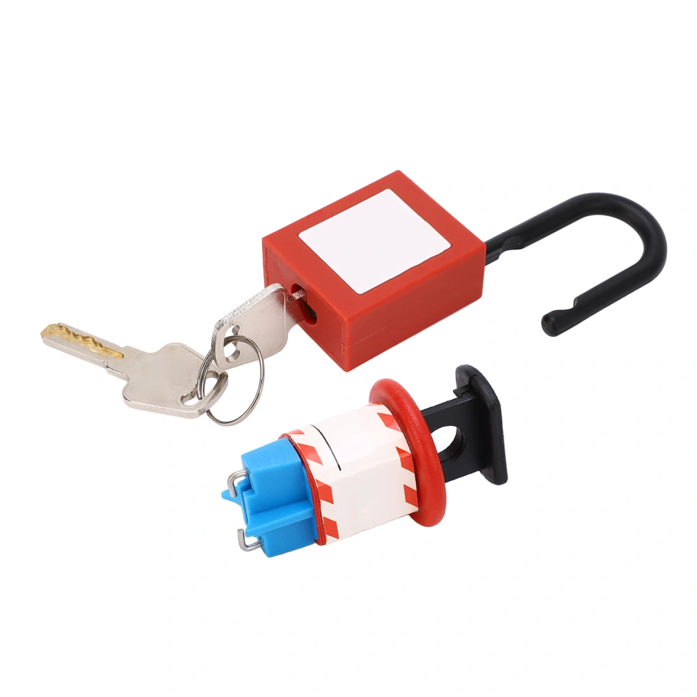 Pin Out Standard Circuit Breaker Lock Padlock Set Electrical Air Breaker Switch Handle Lockout with Safety Padlock