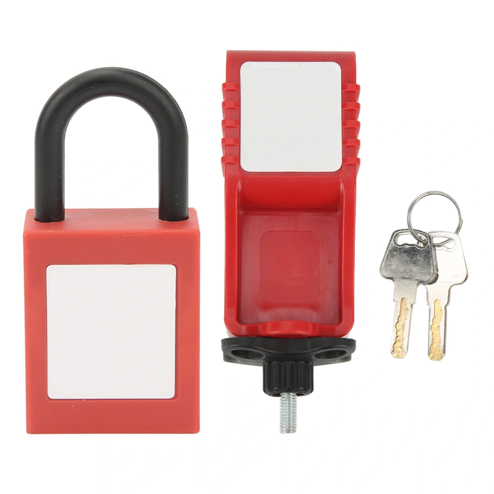 Lock Circuit Breaker Lockout Alloy Serrated Nylon Padlock 25mm Lockhole Lockout Tagout Device