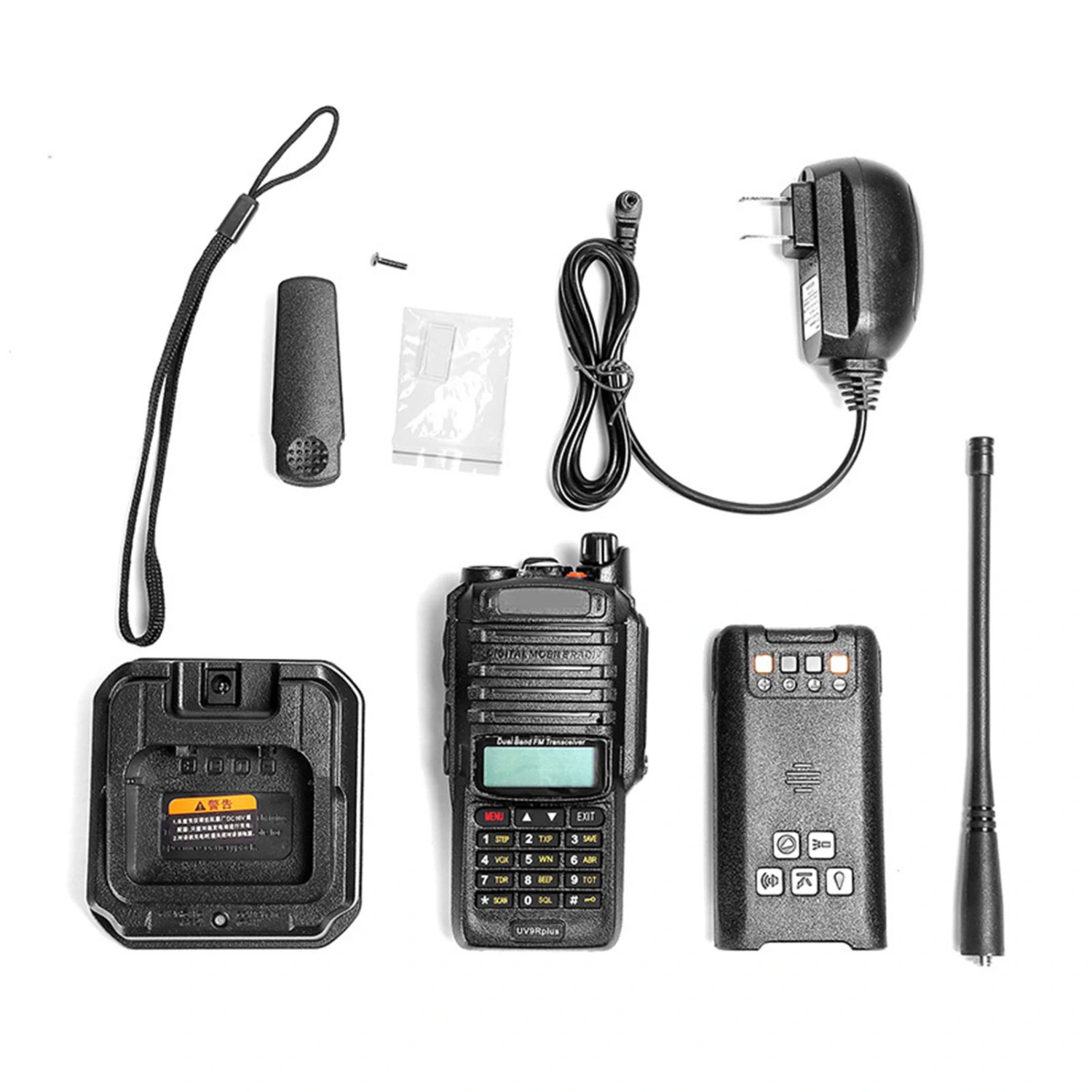 Mini Walkie Talkies 15W 128 Storage Channels Long Standby IP67 Waterproof Two Way Radio