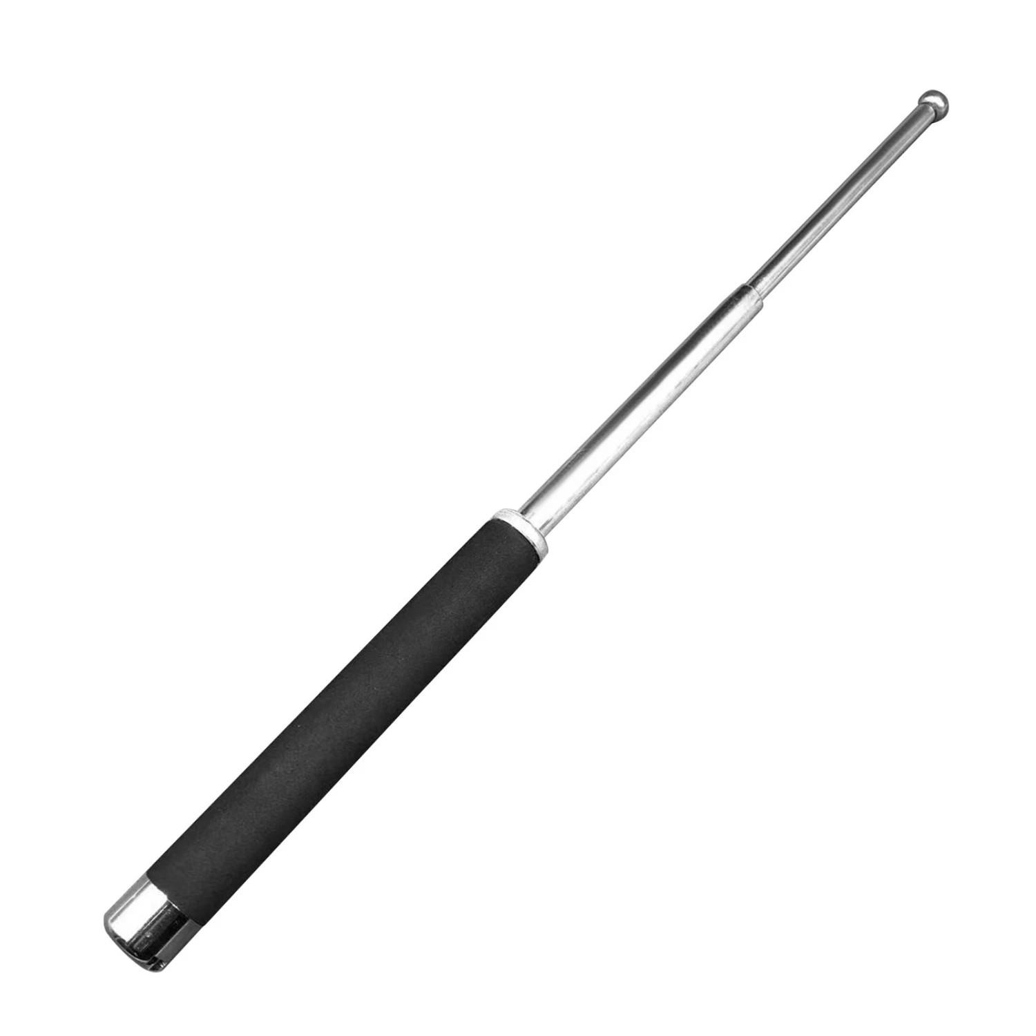 Self Defense Stick Steel 21in 3 Section Retractable Telescopic Defence Stick for Outdoor