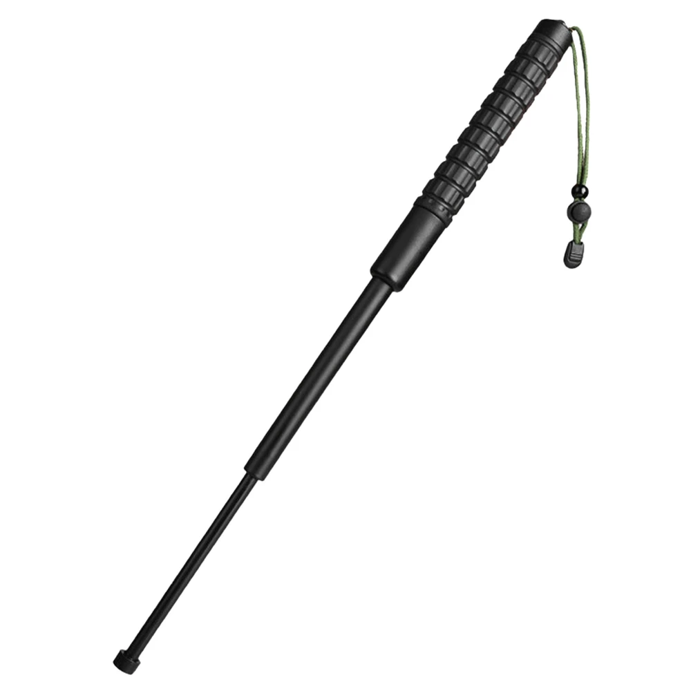 Telescopic Stick 26in 3 Section Rubber Handle Strong PVC Quick Release Retractable Safety Rod for Outdoor Car