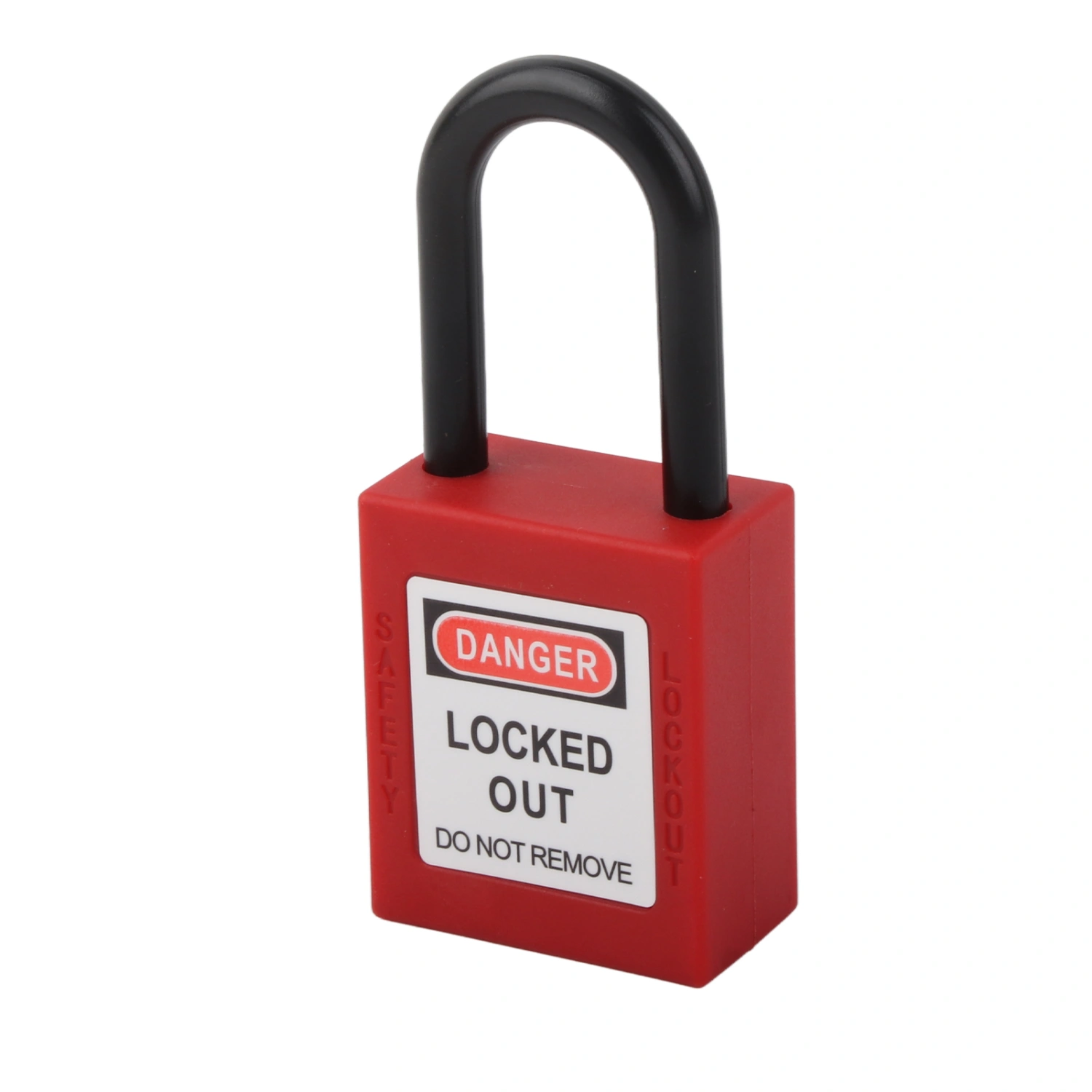 Safety Padlock Red Dense Nylon Durable High Hardness Widely Used Lockout Tagout Lock with Keys for Industry Warehouse Padlock