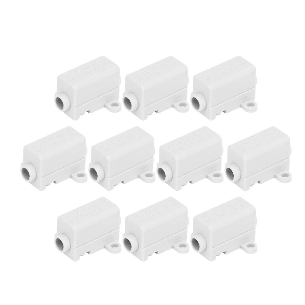 10Pcs ZK 1106 Wire Connector 60A 400V Cable Wire Electrical Joiner Inline Junction Connector Box for Ceiling Lamp Wiring