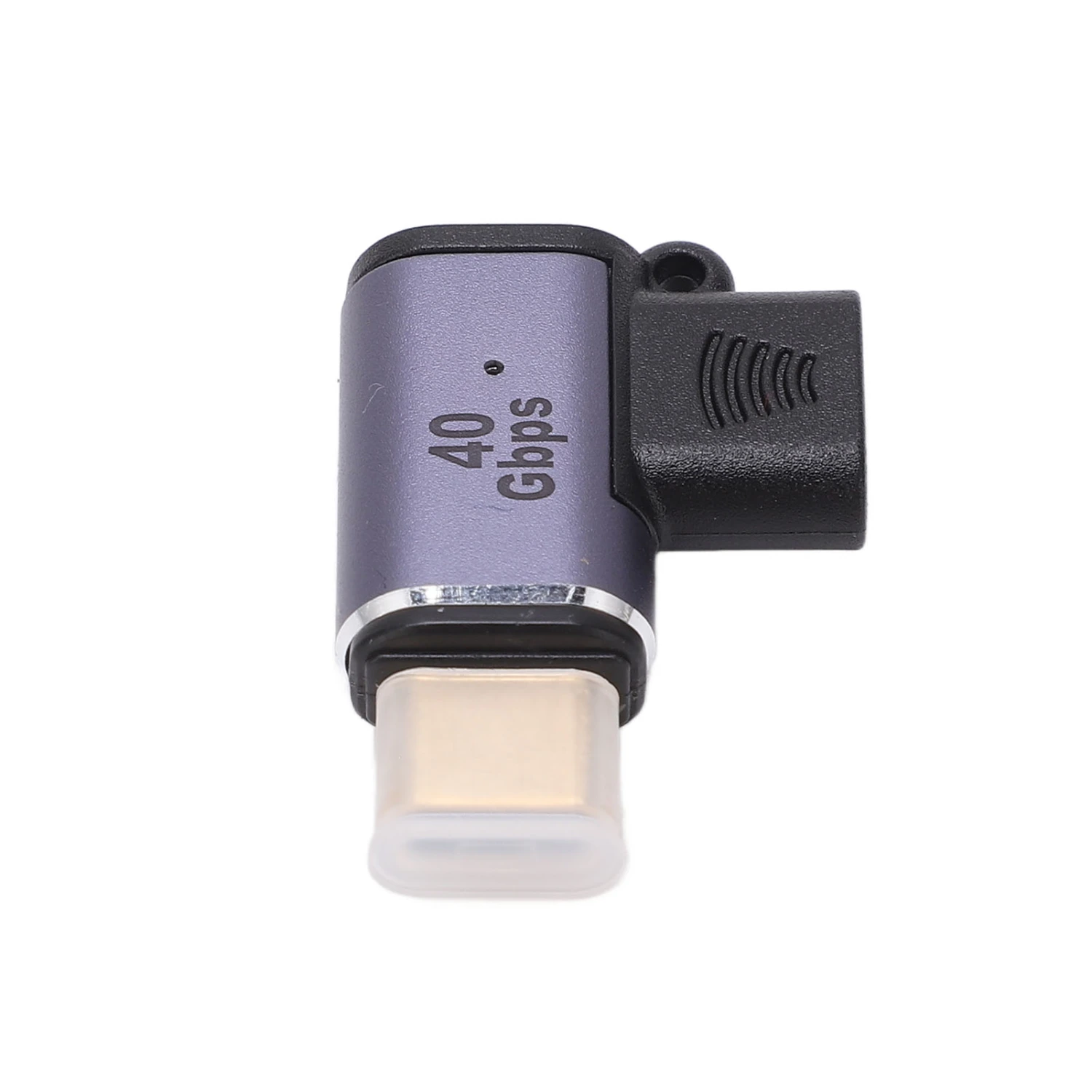 Magnetic Type C to Type C Adapter L Shaped 40Gbps 100W Charging 8K 120Hz 7680x4320 Type C Female to Type C Male Adapter