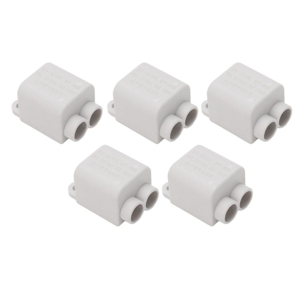 5Pcs Inline Connector Quick Connect High Power Cable Wire Splitter 1000V for 2.5‑16mm²