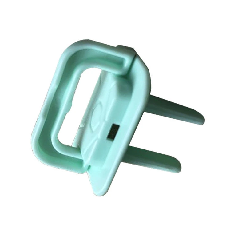 20PCS Power Outlet Plastic Cover Flame Retardant Insulation Child Proof Electrical Protector Plug Covers for Baby 2 Feet Light Green