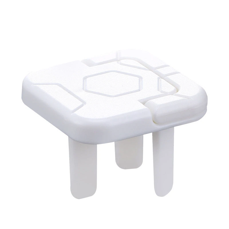 20PCS Power Outlet Plastic Cover Flame Retardant Insulation Child Proof Electrical Protector Plug Covers for Baby 3 Feet White