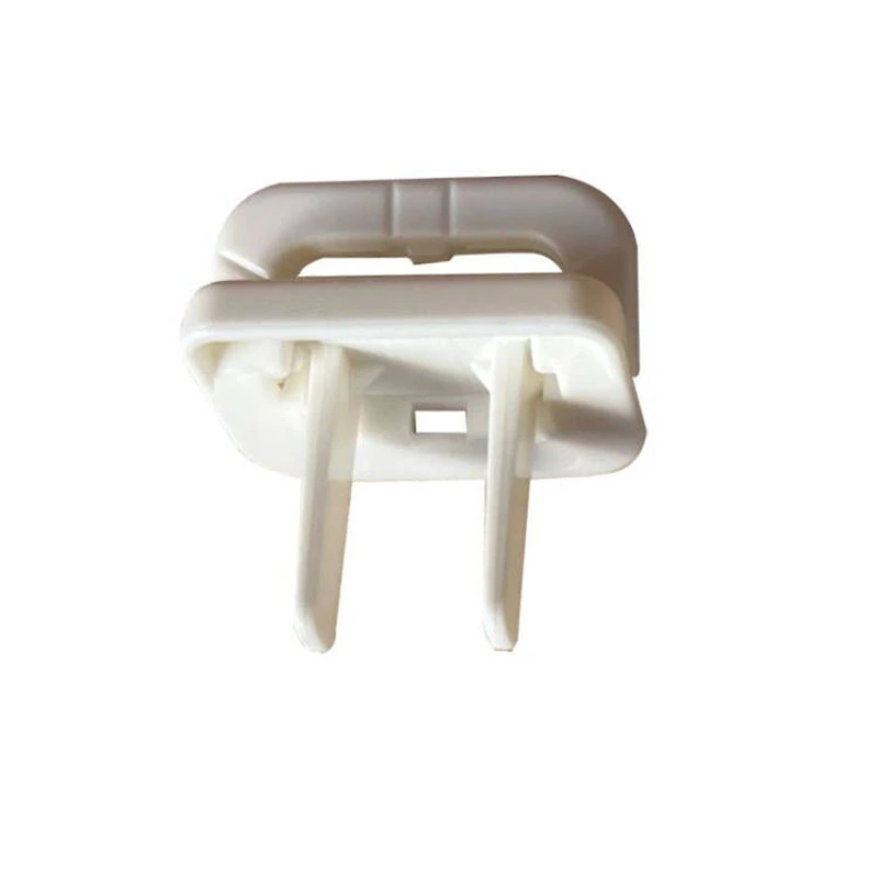 20PCS Power Outlet Plastic Cover Flame Retardant Insulation Child Proof Electrical Protector Plug Covers for Baby 2 Feet White