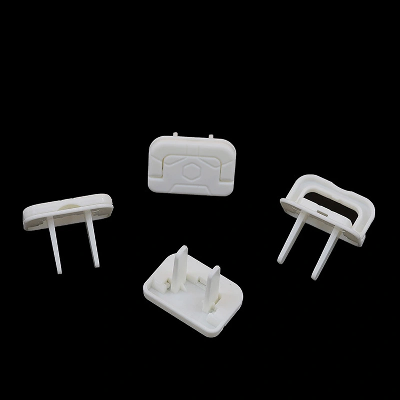 20PCS Power Outlet Plastic Cover Flame Retardant Insulation Child Proof Electrical Protector Plug Covers for Baby 2 Feet White