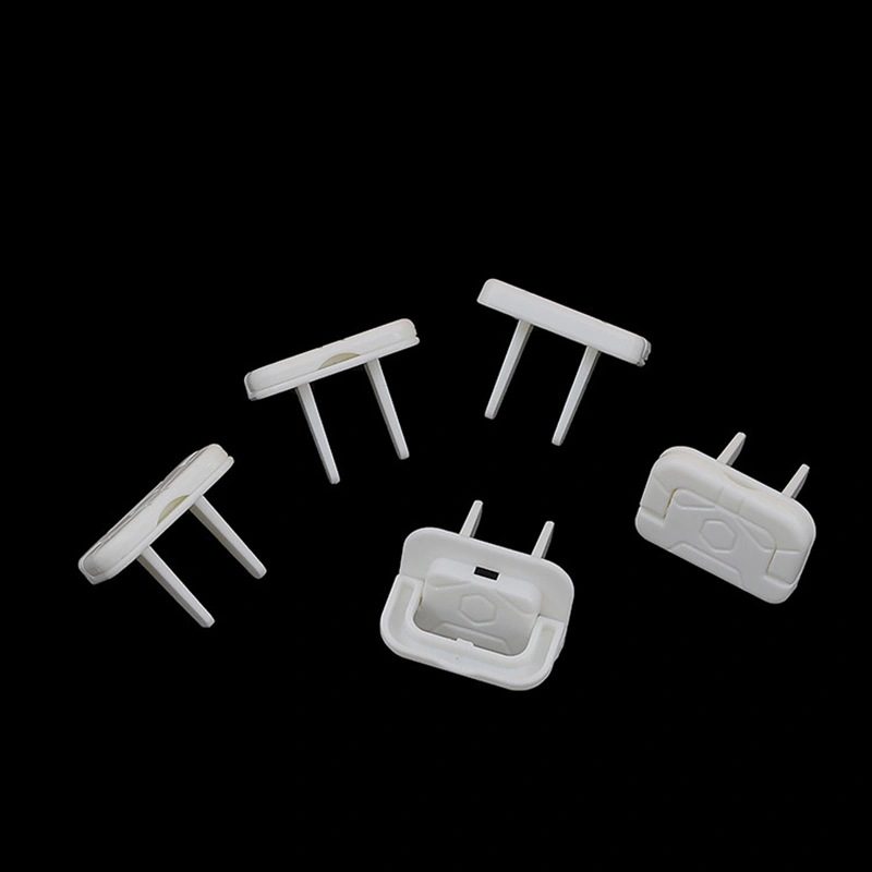 20PCS Power Outlet Plastic Cover Flame Retardant Insulation Child Proof Electrical Protector Plug Covers for Baby 2 Feet White