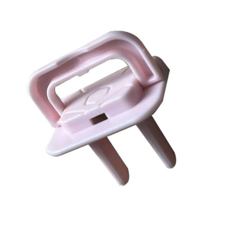 20PCS Power Outlet Plastic Cover Flame Retardant Insulation Child Proof Electrical Protector Plug Covers for Baby 2 Feet Pink