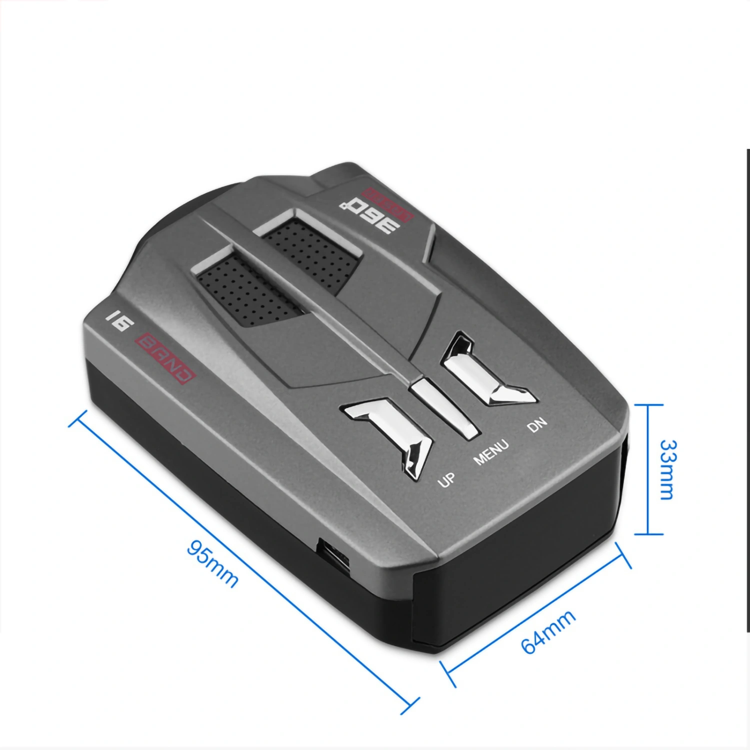 Car Radar Detector 360 Degree Protection Blind Free Electronic Dog Radar Speedometer Tester