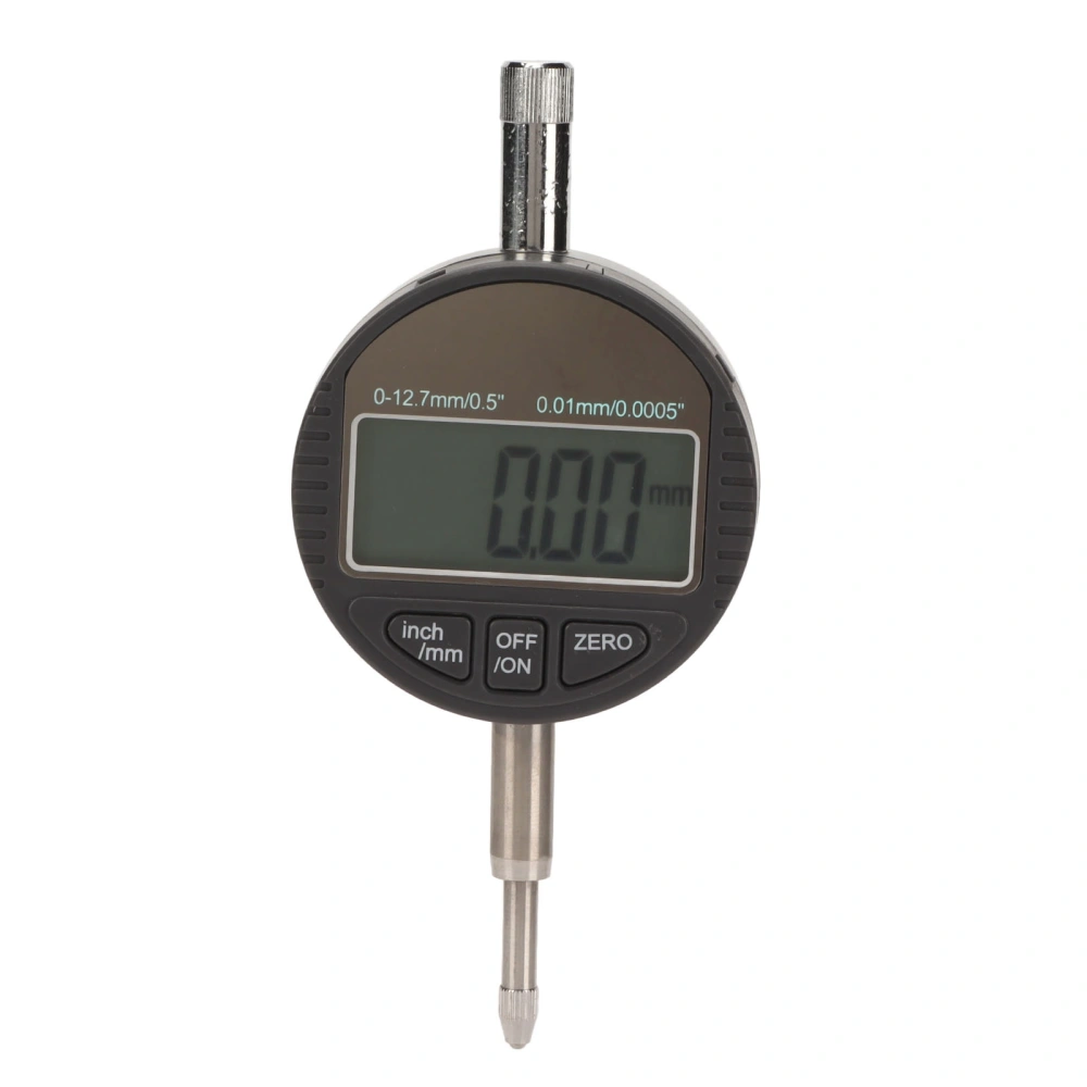 Electronic Digital Dial Indicator High Accuracy 0.01mm/0.0005in 0‑12.7mm/0.5in Digital Probe Indicator Gauge