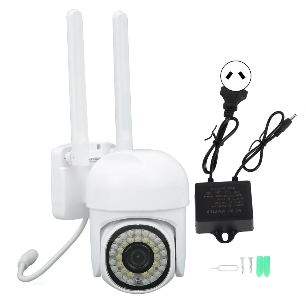 2MP PTZ Smart Camera 1080P IP66 Waterproof AC110 to 264V 5G 2.4G WiFi Night Vision Wireless PTZ Camera for Home AU Plug