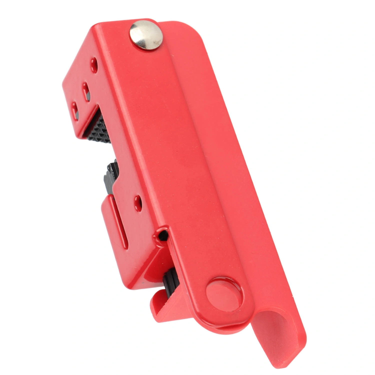 Circuit Breaker Lockout Red Appearance High Strength Corrosion Resistance Aluminum Alloy Lock Breaker for Industrial