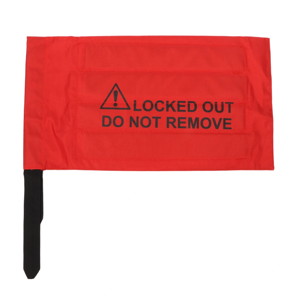 Safety Lockout Bag Wear Resistant Red Warning Signs for Vehicle Controller Button