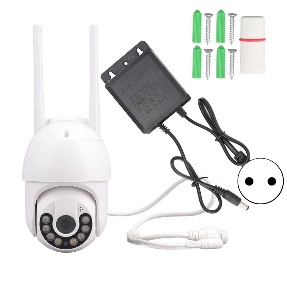 WIFI Smart Camera 2MP 1080P IP66 Waterproof Wireless Security Camera for Home Outdoor EU Plug