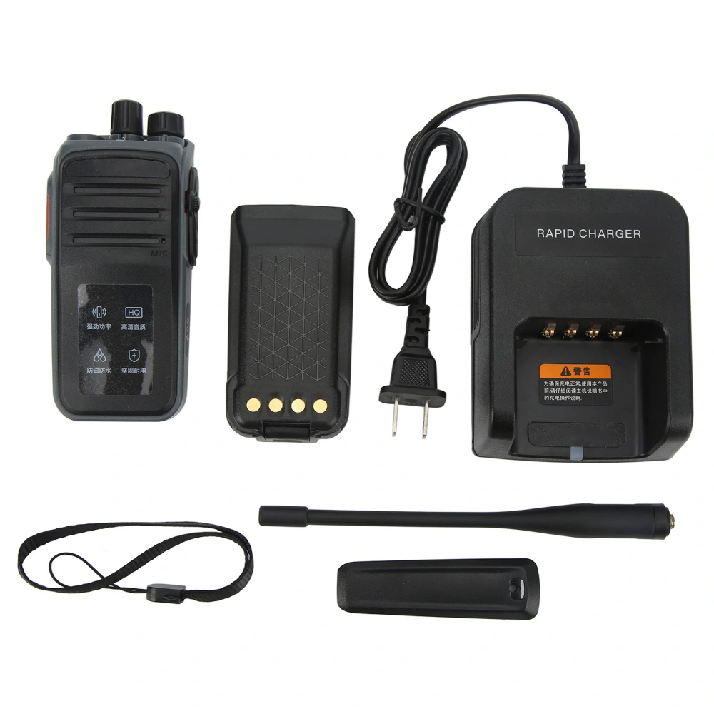 Digital 2 Way Radio IP66 Waterproof Portable Walkie Talkies 400‑470MHz for Outdoor US Plug