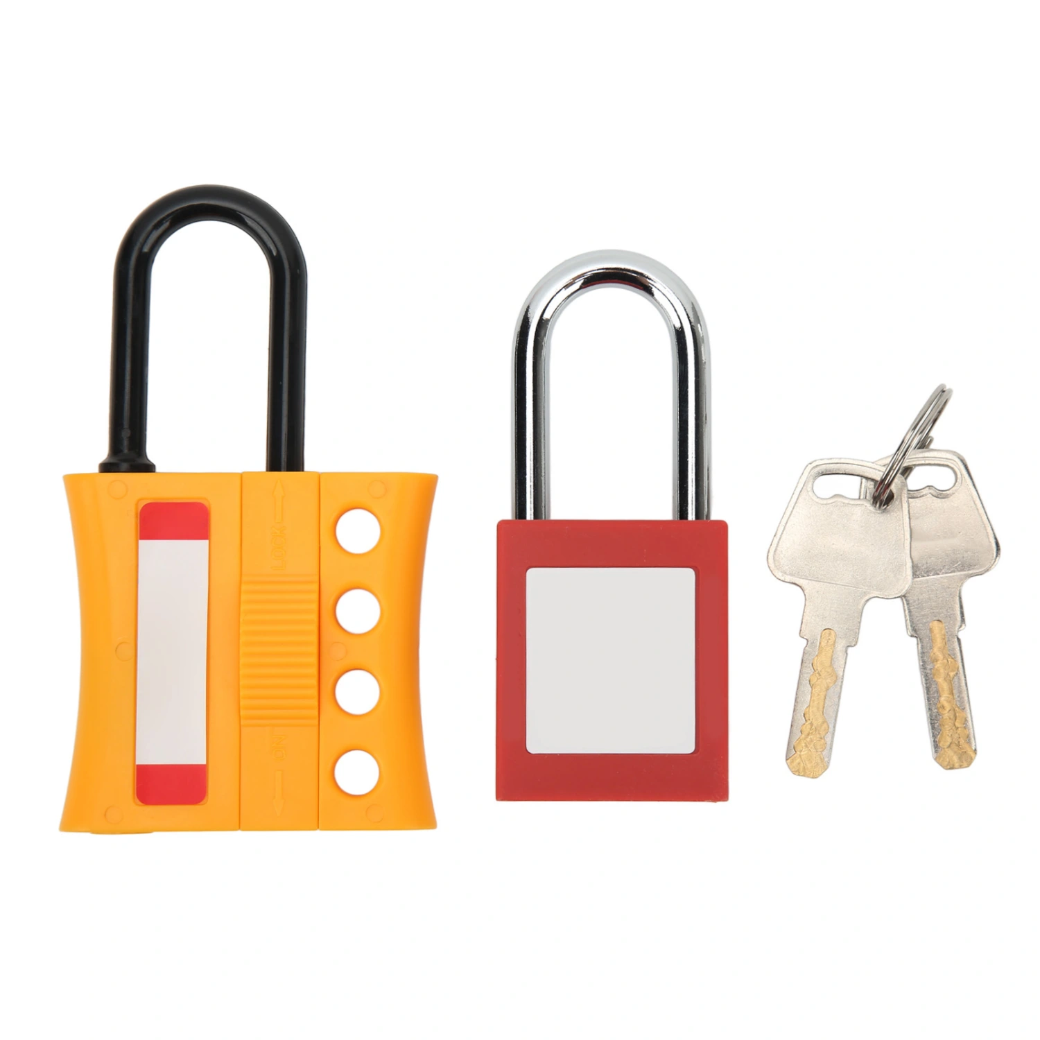 Lockout Tagout Lock Hasp Kit 4 Holes Insulated Nylon ABS LOTO Safety Lock for Industrial Chemical Use