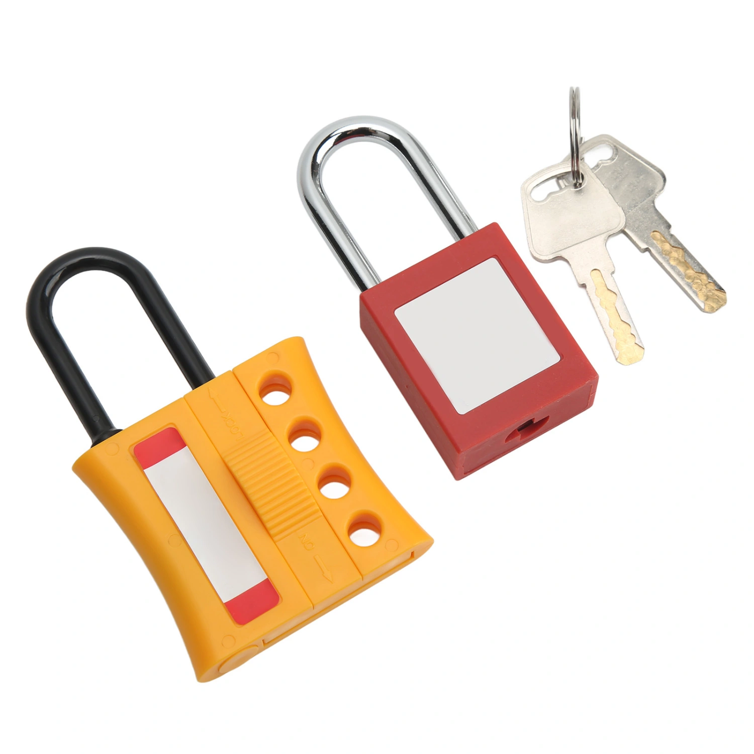 Lockout Tagout Lock Hasp Kit 4 Holes Insulated Nylon ABS LOTO Safety Lock for Industrial Chemical Use