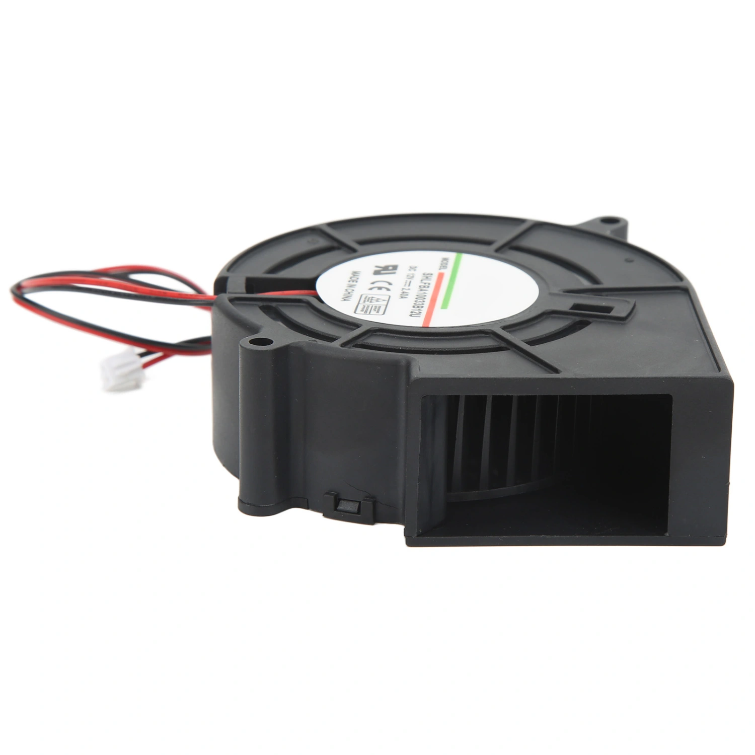 Turbo Blower Cooling Fan Exhaust Centrifugal Fan 4800RPM 42.8CFM 62.4mmh2o DC 12V 2.4A for Routers Printers Computers