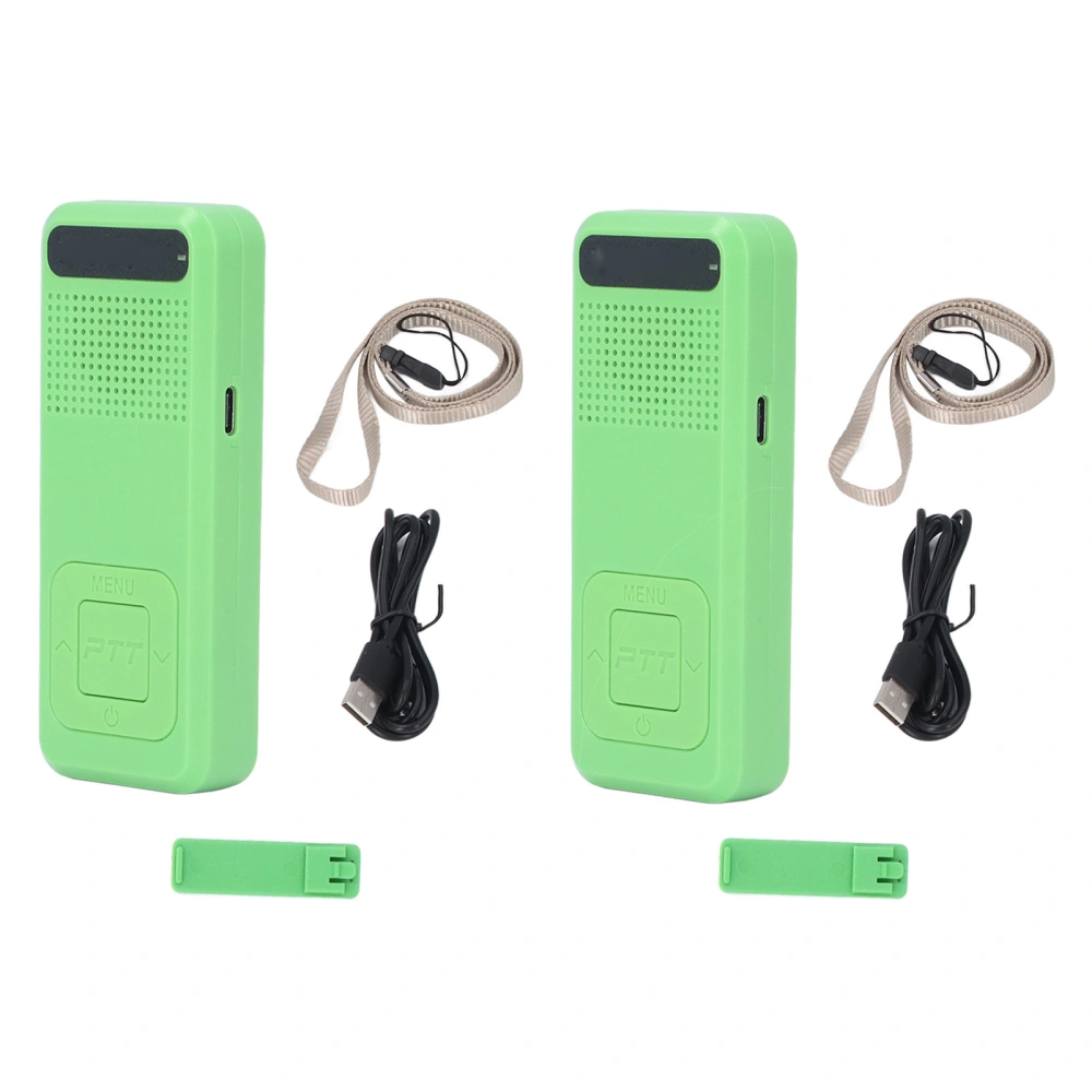 400‑470MHz UHF Walkie Talkie Handheld Two Way Radio Rechargeable for Adults Hotel Cycling Hiking