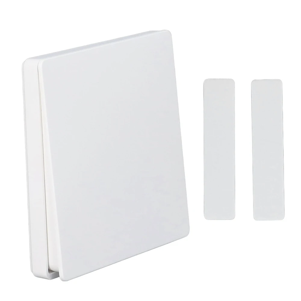 Self Powered Wireless Switch Panel Infrared Remote Control 433MHz Wiring Battery Free Attach for Home One Button