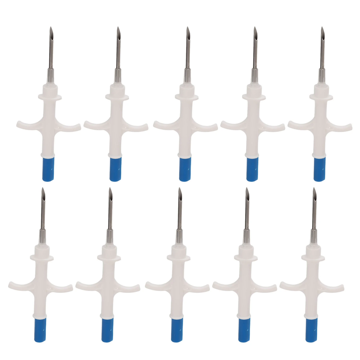 10 Packs Animal Microchip Pet RFID Identification Implant Kit ISO11784 11785 Standard 1.4x8mm